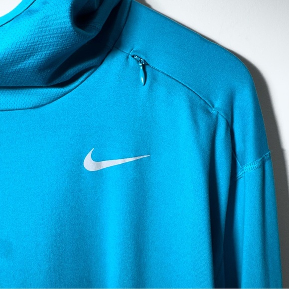 Nike Running Dri-Fit Long-Sleeve Pullover Scuba Hoodie Thumbholes Size XXL - Picture 6 of 15